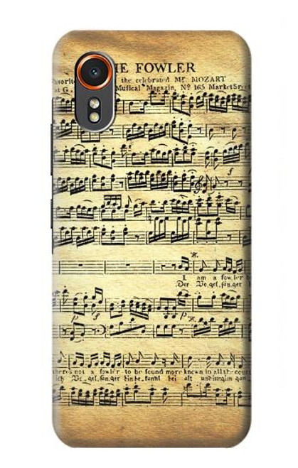 S2667 The Fowler Mozart Music Sheet Hülle Schutzhülle Taschen für Samsung Galaxy XCover7