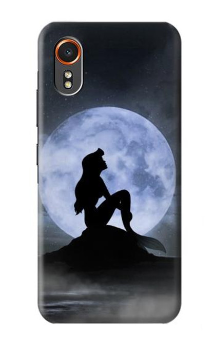 S2668 Mermaid Silhouette Moon Night Hülle Schutzhülle Taschen für Samsung Galaxy XCover7