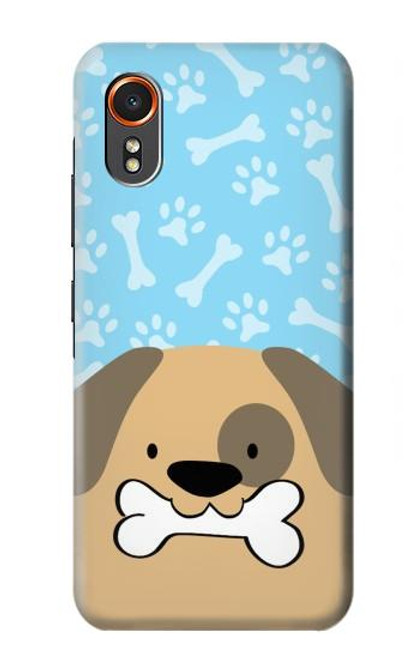 S2669 Cute Dog Paws Bones Cartoon Hülle Schutzhülle Taschen für Samsung Galaxy XCover7