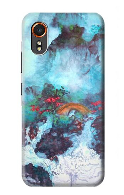 S2724 White Dragon Pool Lui Haisu Hülle Schutzhülle Taschen für Samsung Galaxy XCover7