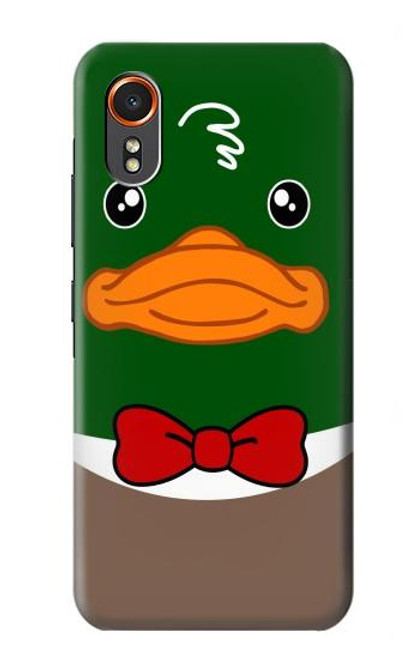 S2762 Green Head Mallard Duck Tuxedo Cartoon Hülle Schutzhülle Taschen für Samsung Galaxy XCover7