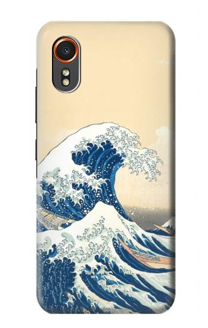 S2790 Hokusai Under The Wave off Kanagawa Hülle Schutzhülle Taschen für Samsung Galaxy XCover7