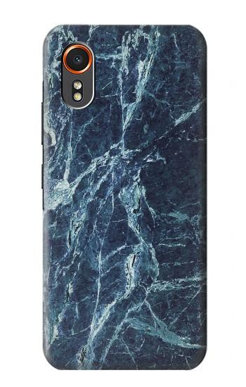 S2799 Light Blue Marble Stone Graphic Printed Hülle Schutzhülle Taschen für Samsung Galaxy XCover7