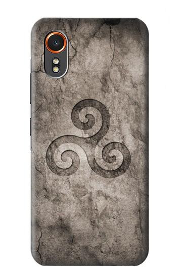 S2892 Triskele Symbol Stone Texture Hülle Schutzhülle Taschen für Samsung Galaxy XCover7