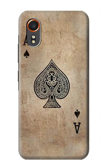 S2928 Vintage Spades Ace Card Hülle Schutzhülle Taschen für Samsung Galaxy XCover7