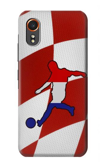 S2993 Croatia Football Soccer Hülle Schutzhülle Taschen für Samsung Galaxy XCover7