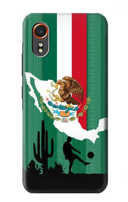 S2994 Mexico Football Soccer Hülle Schutzhülle Taschen für Samsung Galaxy XCover7