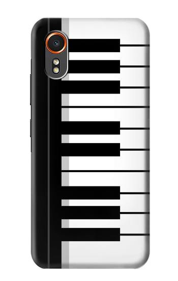 S3078 Black and White Piano Keyboard Hülle Schutzhülle Taschen für Samsung Galaxy XCover7