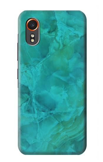 S3147 Aqua Marble Stone Hülle Schutzhülle Taschen für Samsung Galaxy XCover7