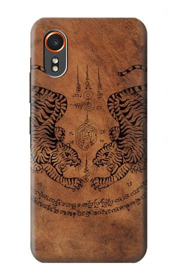 S3209 Sak Yant Twin Tiger Hülle Schutzhülle Taschen für Samsung Galaxy XCover7