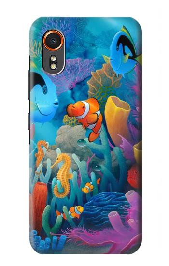S3227 Underwater World Cartoon Hülle Schutzhülle Taschen für Samsung Galaxy XCover7