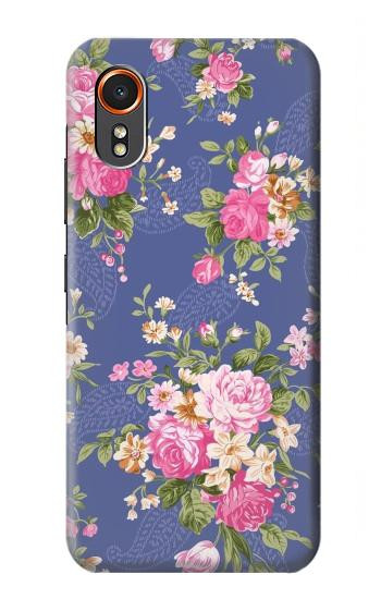S3265 Vintage Flower Pattern Hülle Schutzhülle Taschen für Samsung Galaxy XCover7