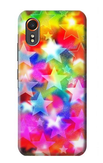 S3292 Colourful Disco Star Hülle Schutzhülle Taschen für Samsung Galaxy XCover7