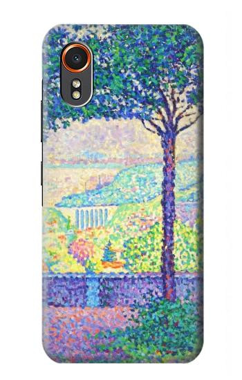 S3349 Paul Signac Terrace of Meudon Hülle Schutzhülle Taschen für Samsung Galaxy XCover7