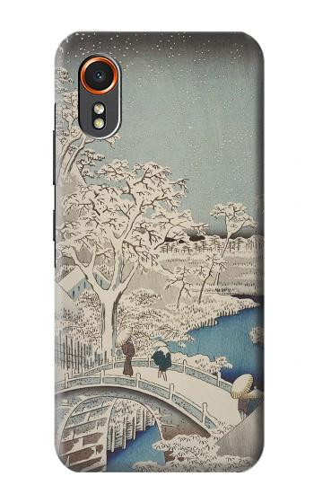 S3350 Utagawa Hiroshige Drum Bridge Yuhi Hill in Meguro Hülle Schutzhülle Taschen für Samsung Galaxy XCover7