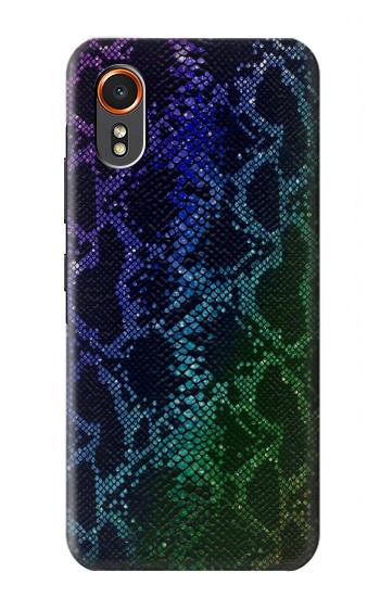 S3366 Rainbow Python Skin Graphic Print Hülle Schutzhülle Taschen für Samsung Galaxy XCover7