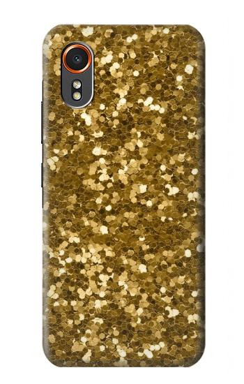 S3388 Gold Glitter Graphic Print Hülle Schutzhülle Taschen für Samsung Galaxy XCover7