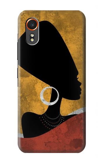 S3453 African Queen Nefertiti Silhouette Hülle Schutzhülle Taschen für Samsung Galaxy XCover7