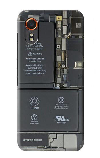 S3467 Inside Mobile Phone Graphic Hülle Schutzhülle Taschen für Samsung Galaxy XCover7