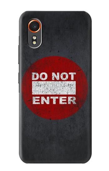 S3683 Do Not Enter Hülle Schutzhülle Taschen für Samsung Galaxy XCover7