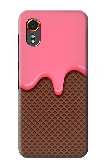 S3754 Strawberry Ice Cream Cone Hülle Schutzhülle Taschen für Samsung Galaxy XCover7