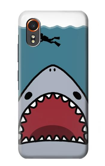 S3825 Cartoon Shark Sea Diving Hülle Schutzhülle Taschen für Samsung Galaxy XCover7