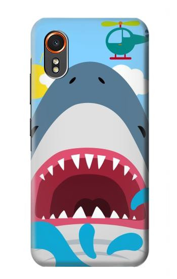 S3947 Shark Helicopter Cartoon Hülle Schutzhülle Taschen für Samsung Galaxy XCover7