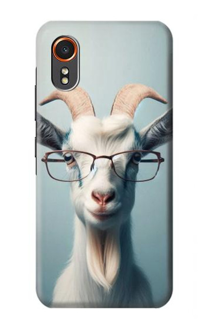 S3991 Goat Glasses Hülle Schutzhülle Taschen für Samsung Galaxy XCover7