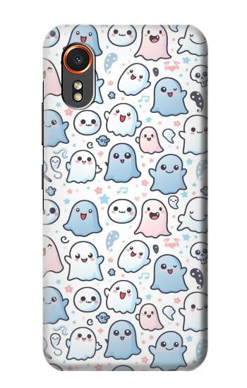 S4013 Seamless Cute Ghost Pattern Hülle Schutzhülle Taschen für Samsung Galaxy XCover7