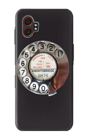 S0059 Retro Rotary Phone Dial On Hülle Schutzhülle Taschen für Samsung Galaxy XCover7 Pro
