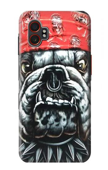 S0100 Bulldog American Football Hülle Schutzhülle Taschen für Samsung Galaxy XCover7 Pro