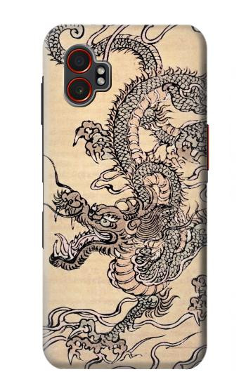 S0318 Antique Dragon Hülle Schutzhülle Taschen für Samsung Galaxy XCover7 Pro