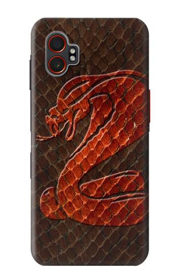 S0663 Cobra Snake Skin Hülle Schutzhülle Taschen für Samsung Galaxy XCover7 Pro