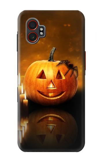 S1083 Pumpkin Spider Candles Halloween Hülle Schutzhülle Taschen für Samsung Galaxy XCover7 Pro