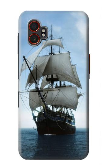 S1096 Sailing Ship in an Ocean Hülle Schutzhülle Taschen für Samsung Galaxy XCover7 Pro