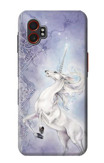 S1134 White Horse Unicorn Hülle Schutzhülle Taschen für Samsung Galaxy XCover7 Pro