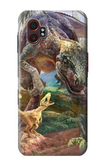 S1290 Dinosaurs T-Rex Hülle Schutzhülle Taschen für Samsung Galaxy XCover7 Pro