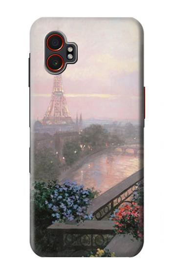 S1443 Terrace in Paris Eifel Hülle Schutzhülle Taschen für Samsung Galaxy XCover7 Pro