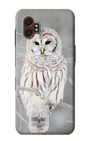S1566 Snowy Owl White Owl Hülle Schutzhülle Taschen für Samsung Galaxy XCover7 Pro