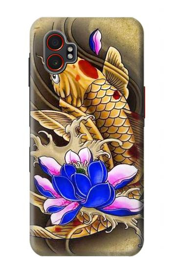 S1604 Carp Koi Fish Japanese Tattoo Hülle Schutzhülle Taschen für Samsung Galaxy XCover7 Pro