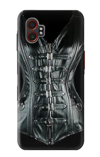 S1639 Gothic Corset Black Hülle Schutzhülle Taschen für Samsung Galaxy XCover7 Pro