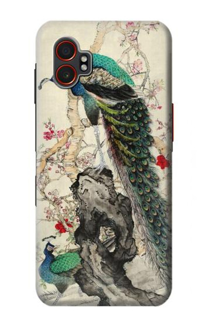 S2086 Peacock Painting Hülle Schutzhülle Taschen für Samsung Galaxy XCover7 Pro