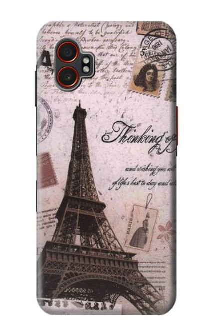 S2211 Paris Postcard Eiffel Tower Hülle Schutzhülle Taschen für Samsung Galaxy XCover7 Pro