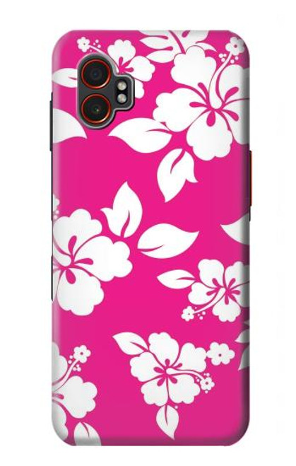 S2246 Hawaiian Hibiscus Pink Pattern Hülle Schutzhülle Taschen für Samsung Galaxy XCover7 Pro