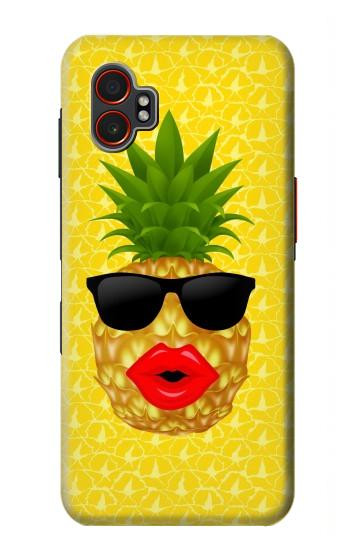 S2443 Funny Pineapple Sunglasses Kiss Hülle Schutzhülle Taschen für Samsung Galaxy XCover7 Pro