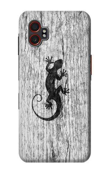 S2446 Gecko Wood Graphic Printed Hülle Schutzhülle Taschen für Samsung Galaxy XCover7 Pro