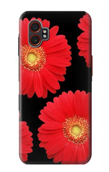 S2478 Red Daisy flower Hülle Schutzhülle Taschen für Samsung Galaxy XCover7 Pro