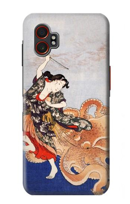 S2496 Japan Art Utagawa Kuniyoshi Tamatori Hülle Schutzhülle Taschen für Samsung Galaxy XCover7 Pro