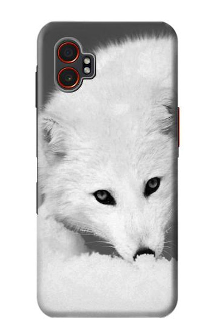 S2569 White Arctic Fox Hülle Schutzhülle Taschen für Samsung Galaxy XCover7 Pro