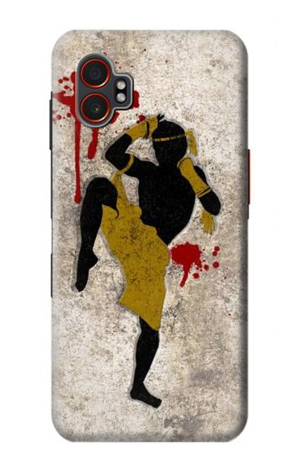 S2635 Muay Thai Kickboxing Fight Blood Hülle Schutzhülle Taschen für Samsung Galaxy XCover7 Pro